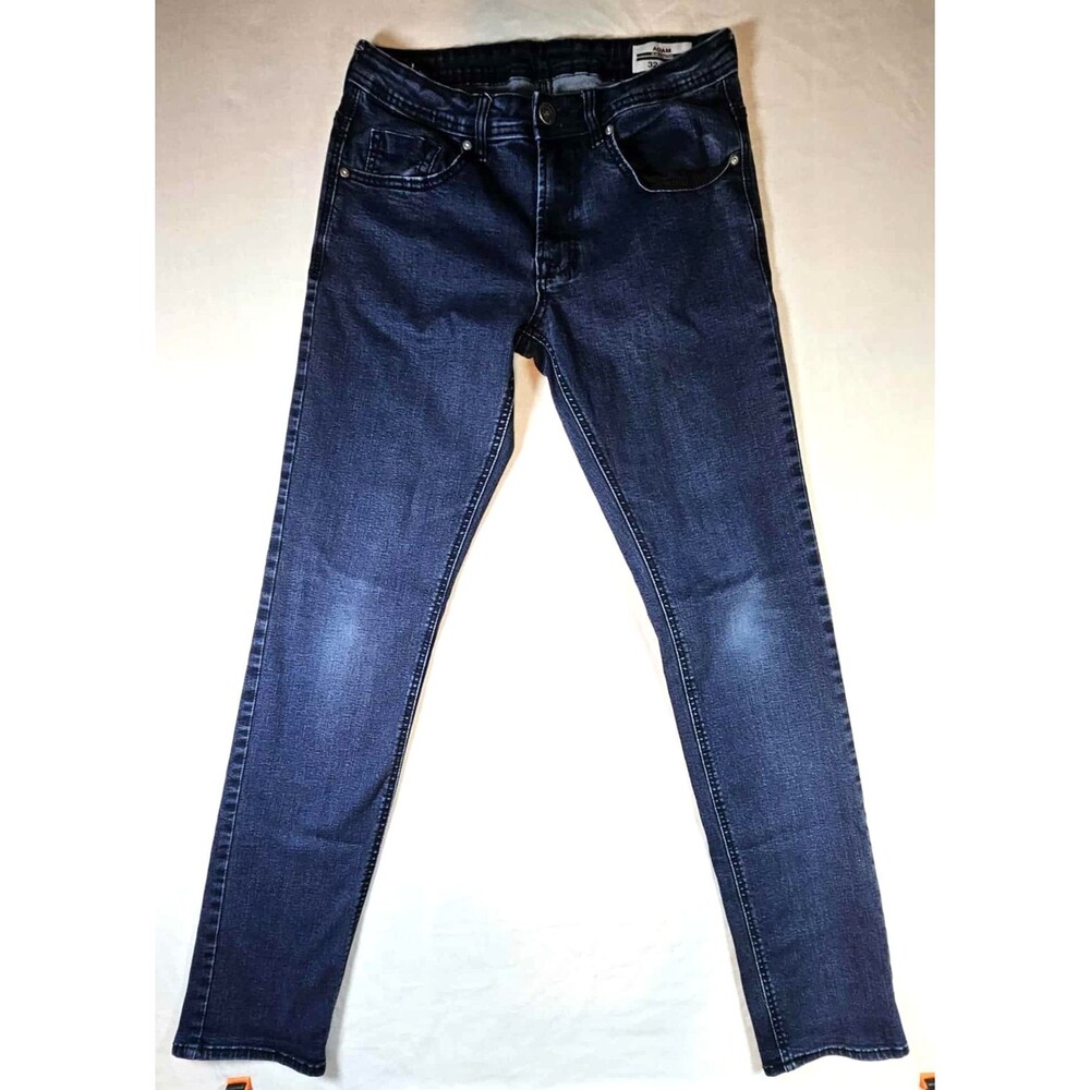 Buffalo David Bitton Jeans Men 32x34 Adam Slim Fit Dark Wash